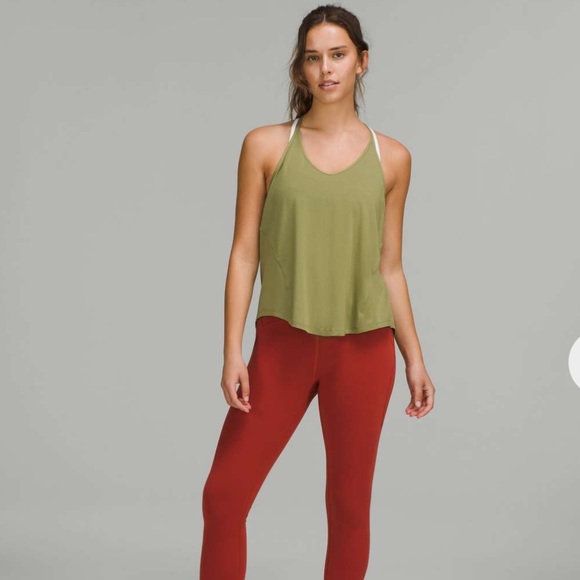 LULULEMON Modal-Silk Yoga Tank Top
Bronze Green SZ 6 - Picture 4 of 4